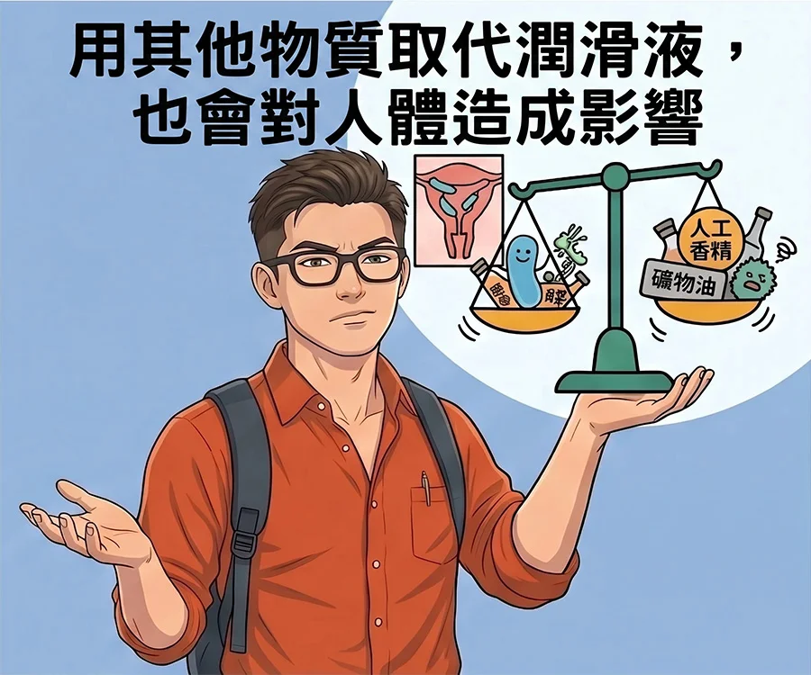 聽說這些可以取代潤滑液