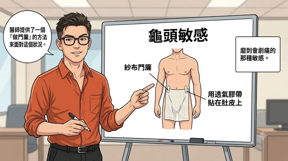 割包皮手術後的龜頭敏感