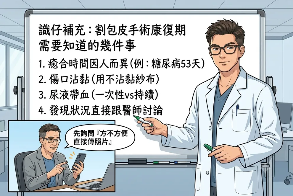 割包皮手術後恢復期需要留意的幾件事
