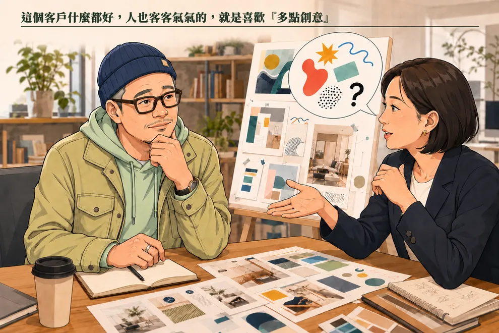 名為「再有創意一點」的客戶
