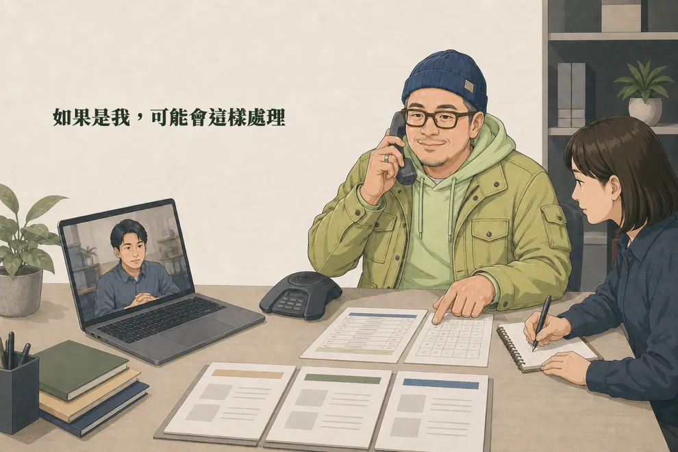我可能會這樣處理財務流程困境